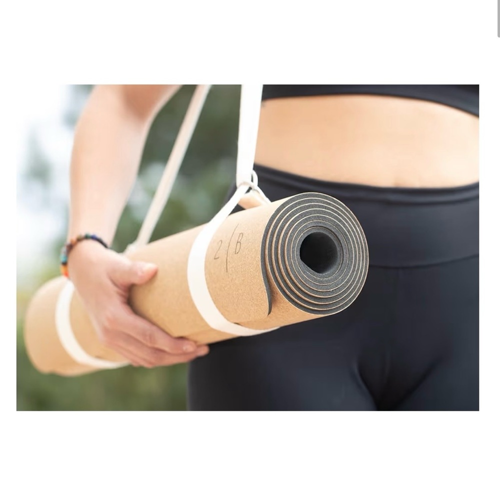 Cork Yoga Mat with Strap
